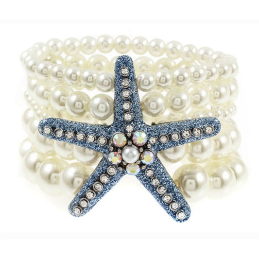 Starfish Multi Layer Bracelet   - BFF Here