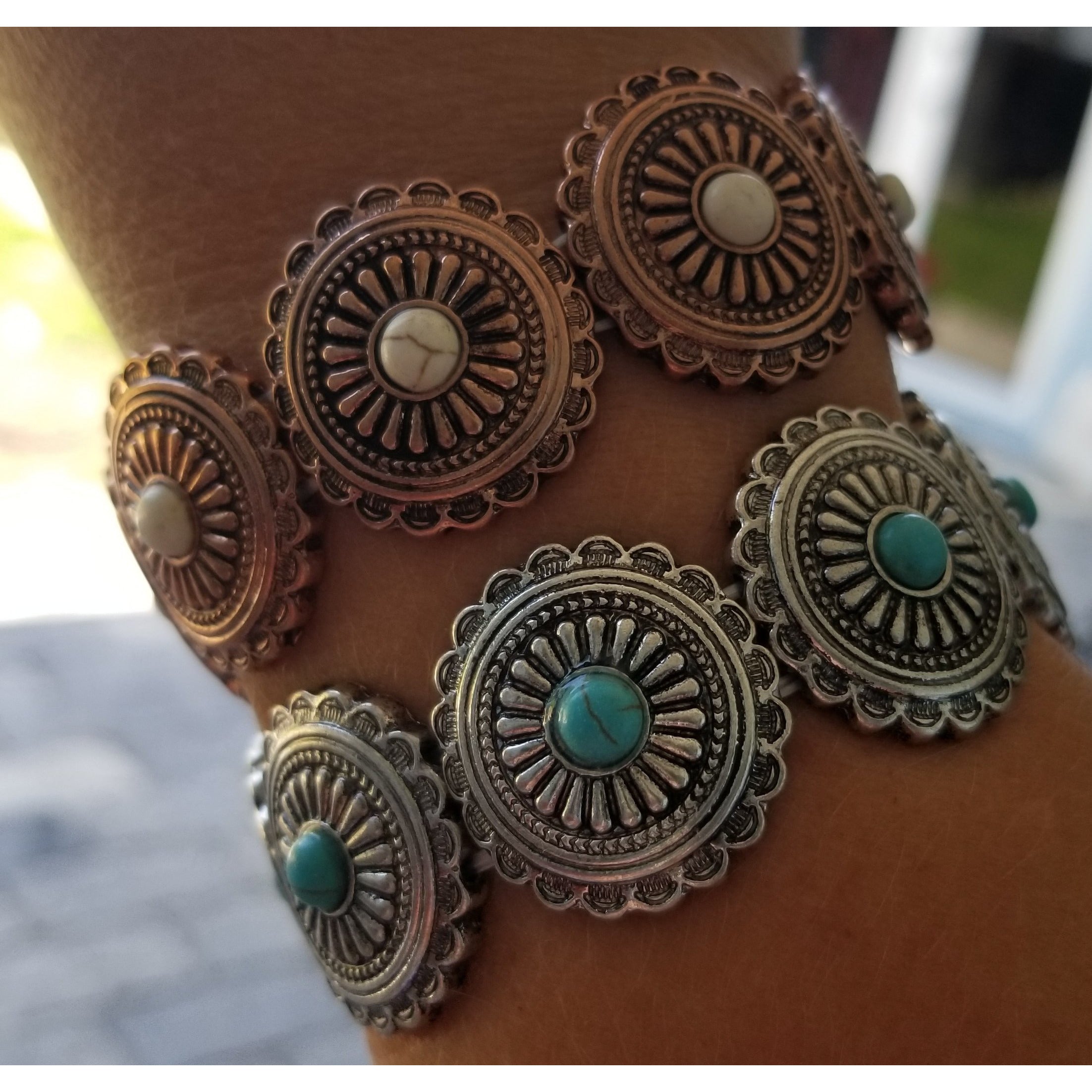 Link Round Accent Bracelet -- Choice of Color - BFF Here