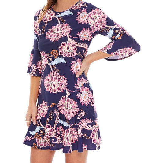 Amber Tiered Floral Dress -- Choice of Size - BFF Here