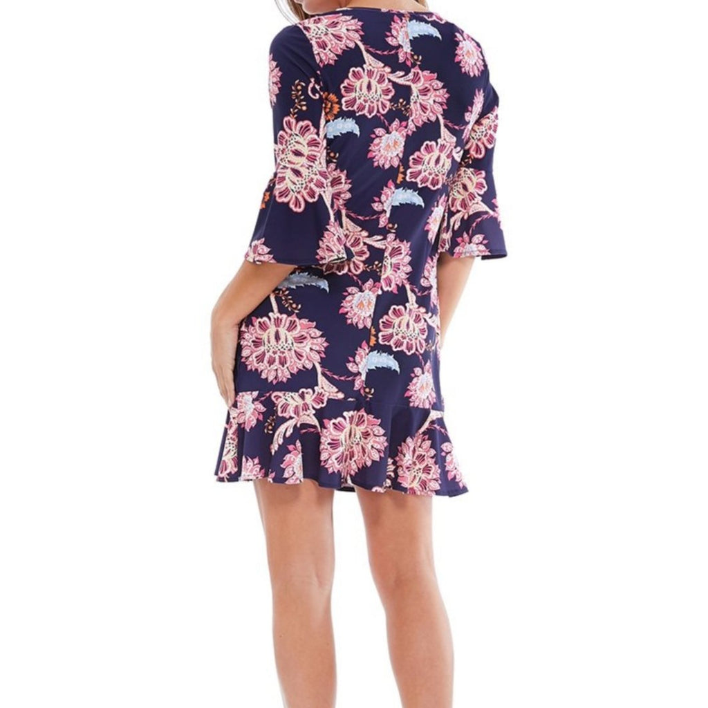 Amber Tiered Floral Dress -- Choice of Size - BFF Here