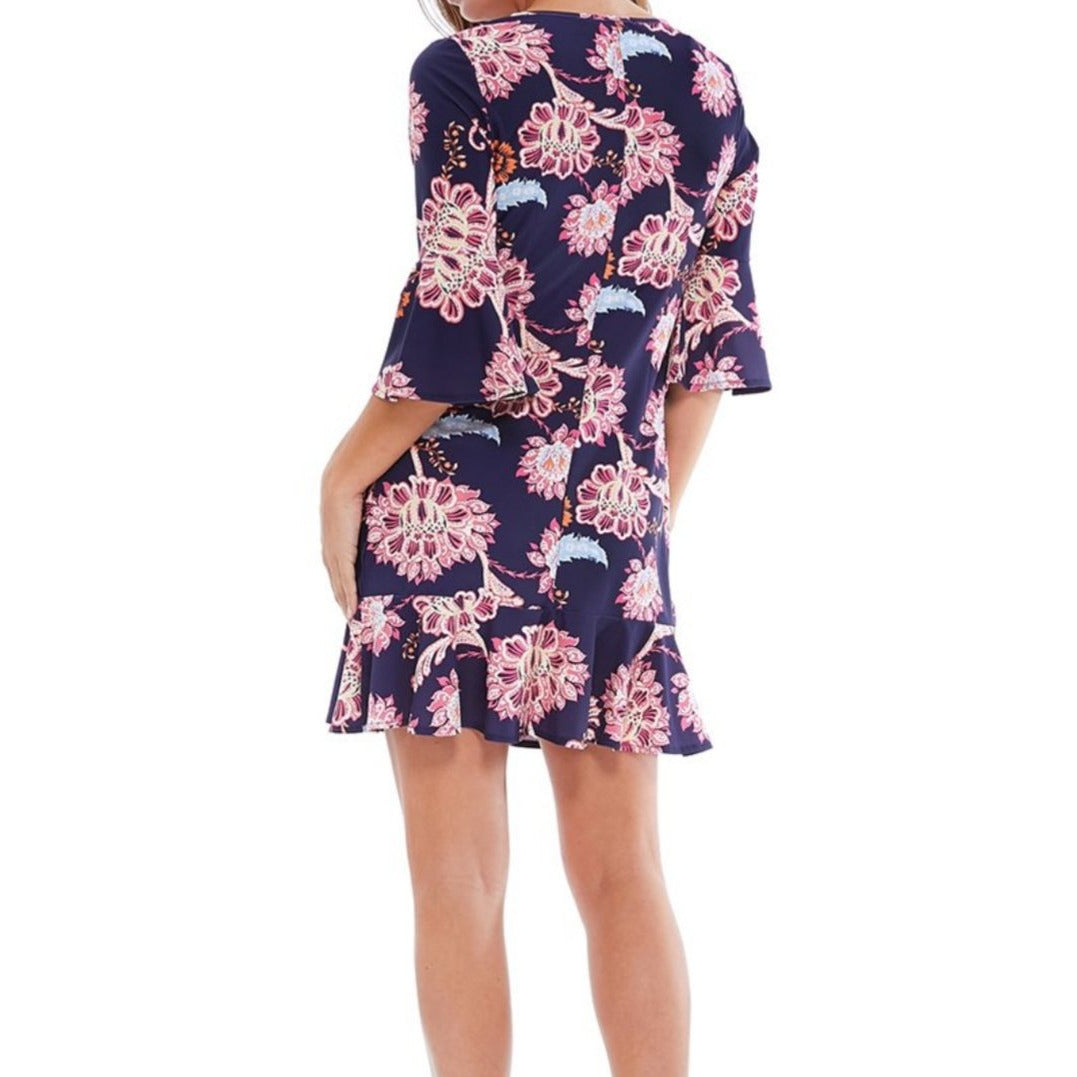 Amber Tiered Floral Dress -- Choice of Size - BFF Here