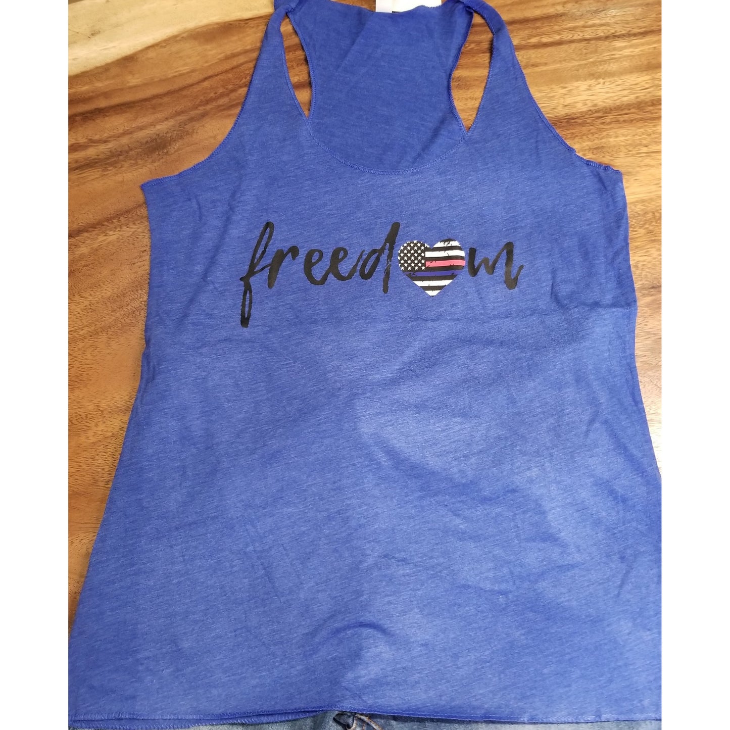 4th of July  Freedom Tank Top -- Choice of Color - BFF Here