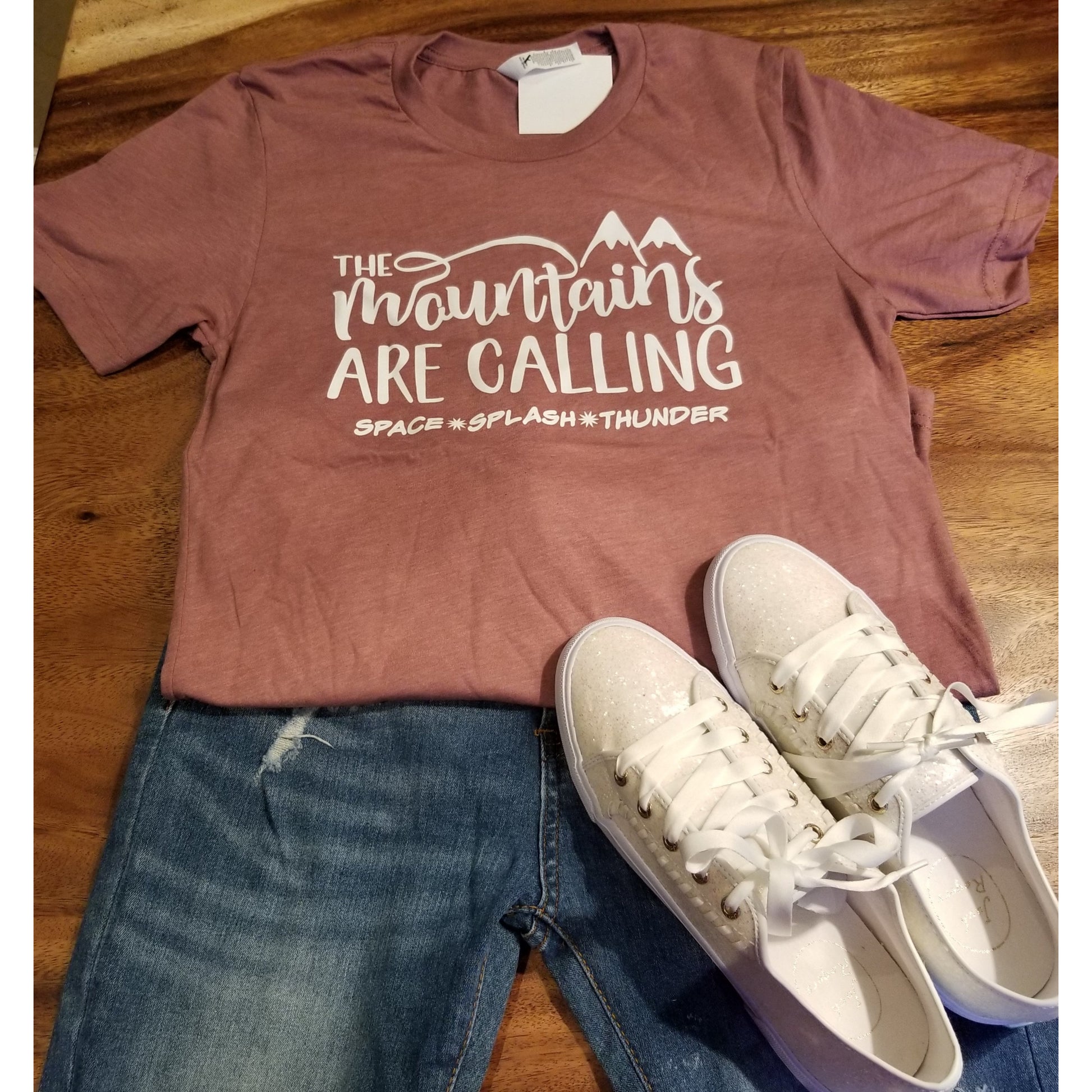 The Mountains Are Calling T-Shirt -- Choice of Size - BFF Here