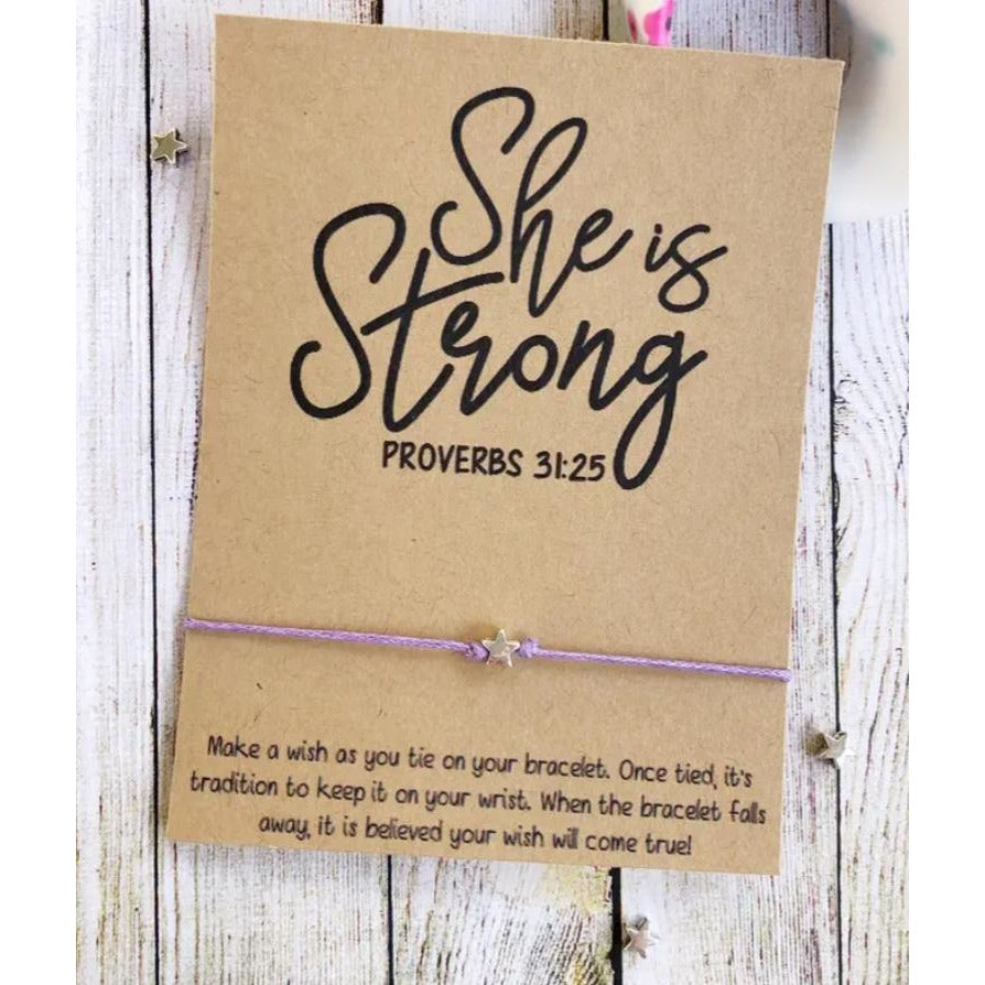 Wishlets -- Wish Bracelets -- Choice of Style - BFF Here