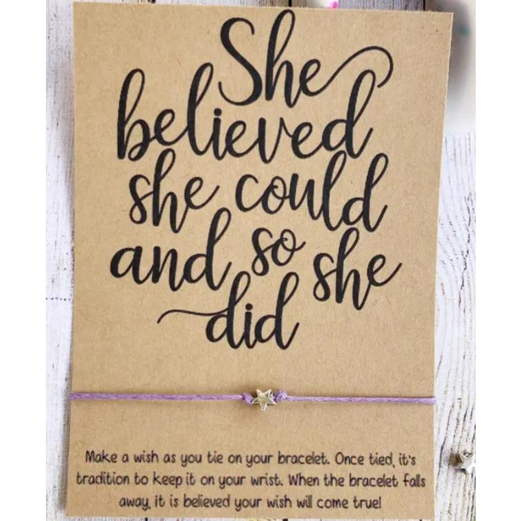 Wishlets -- Wish Bracelets -- Choice of Style - BFF Here