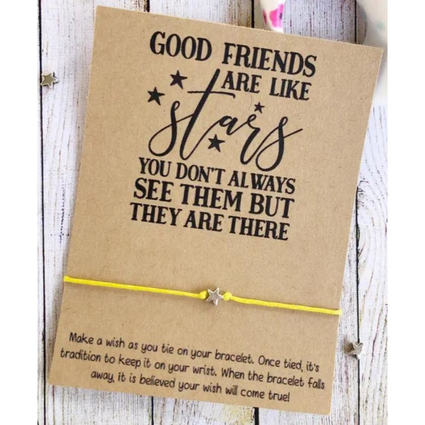 Wishlets -- Wish Bracelets -- Choice of Style - BFF Here