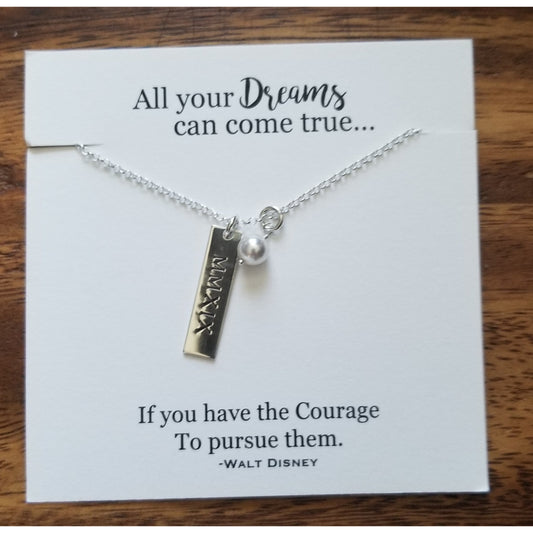 Graduation Year -- All your Dreams Necklace - BFF Here