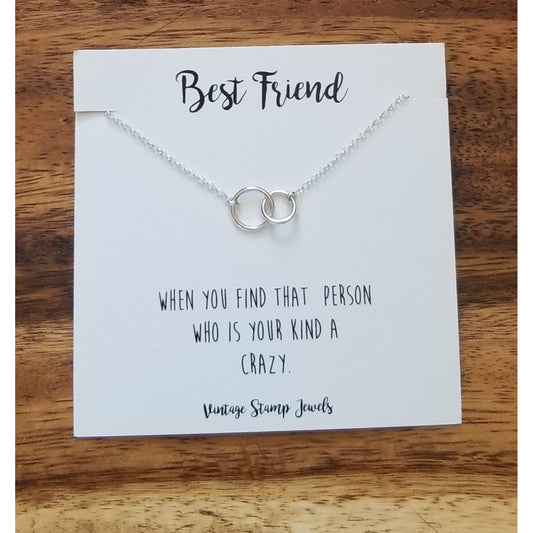 Best Friend -- Eternity Link Necklace - BFF Here