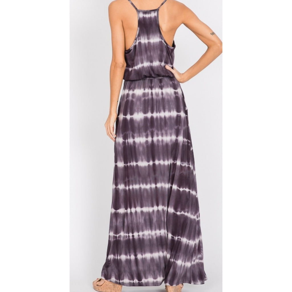 Tie Dye Maxi Cami Dress -- Choice of Size - BFF Here