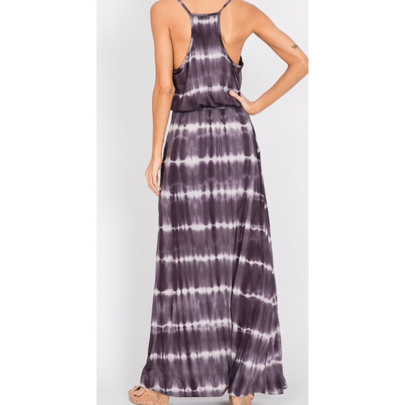 Tie Dye Maxi Cami Dress -- Choice of Size - BFF Here