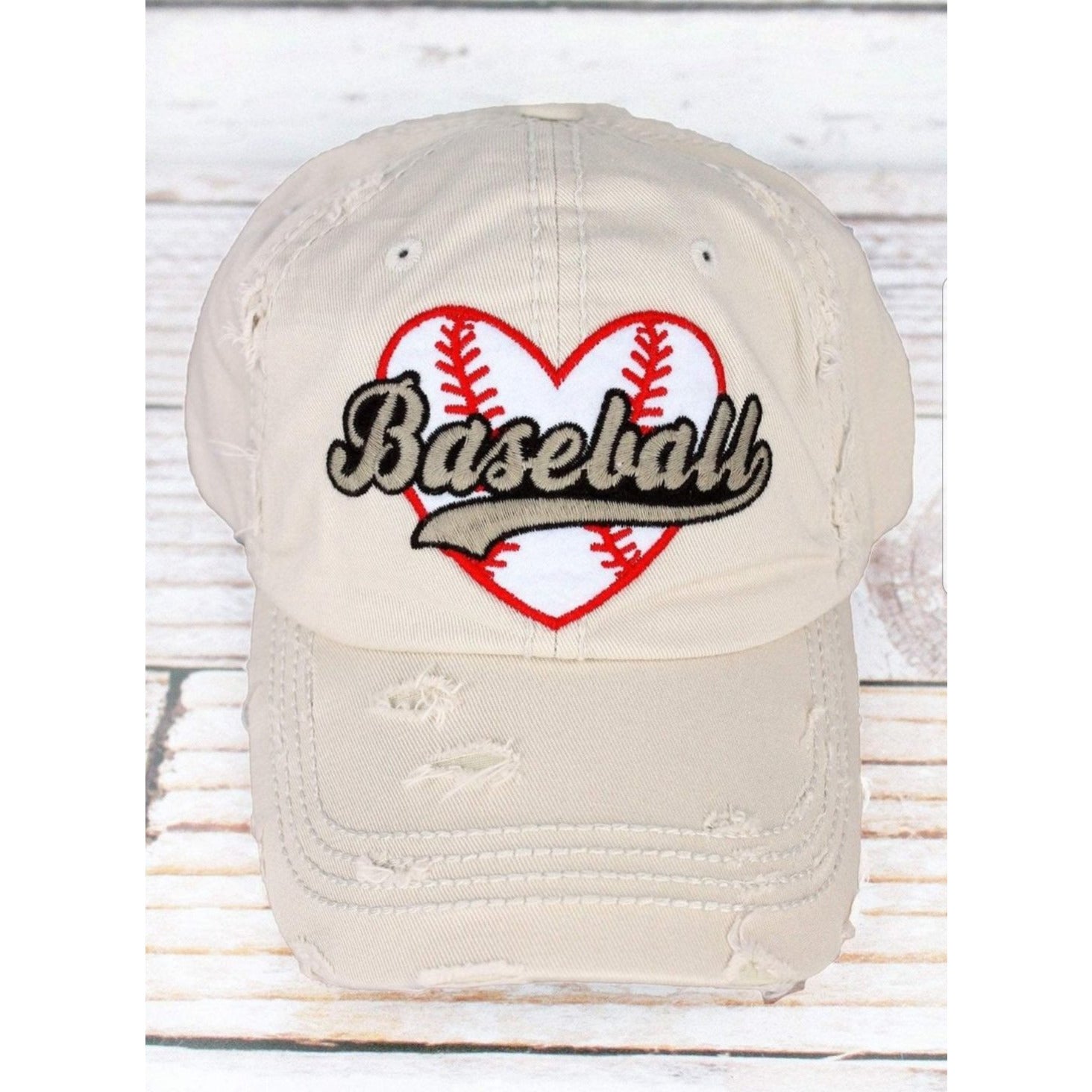 Baseball Heart Hat - BFF Here