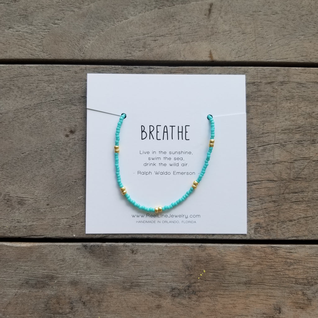 Motivational Friendship Bracelet -- Choice of Quote - BFF Here