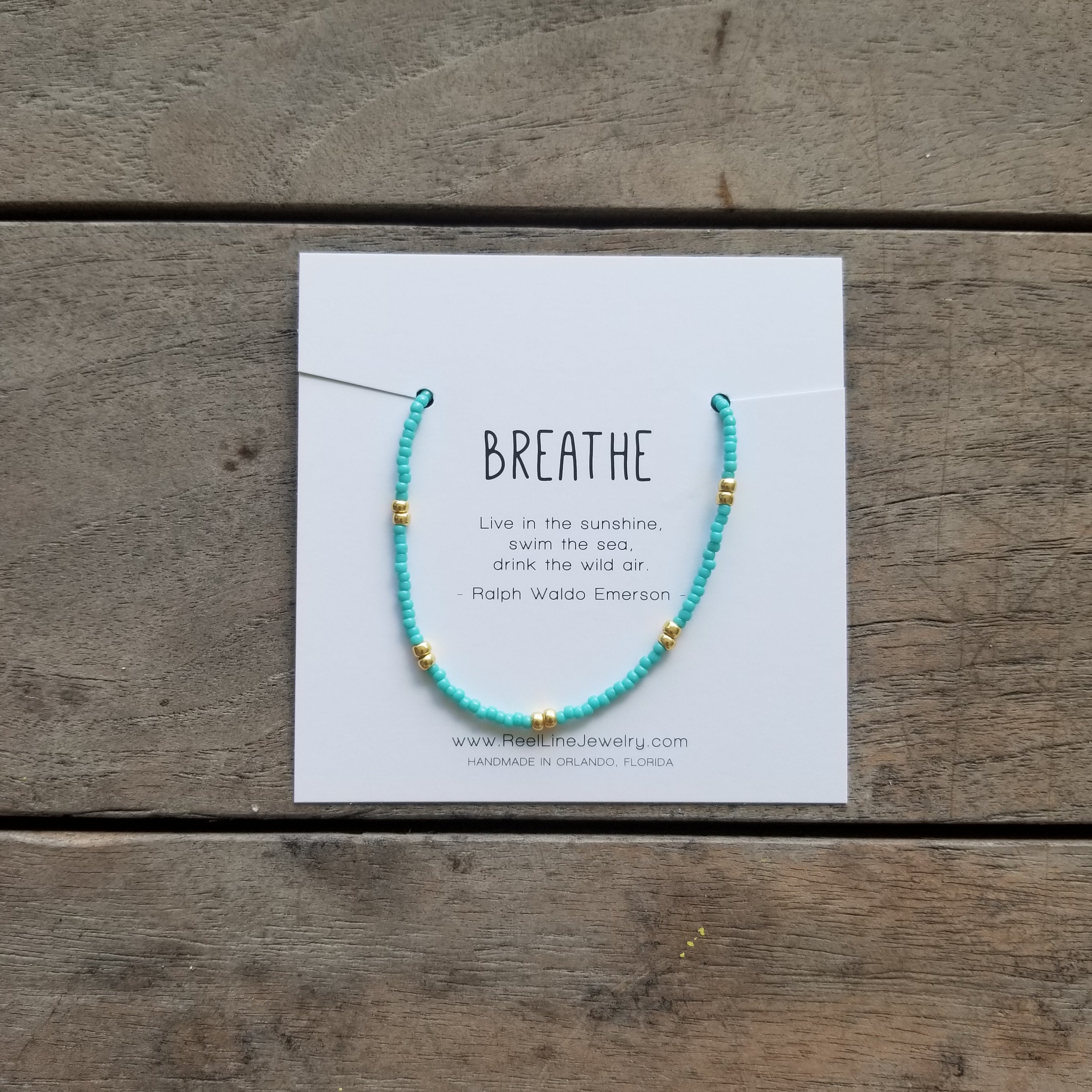 Motivational Friendship Bracelet -- Choice of Quote - BFF Here