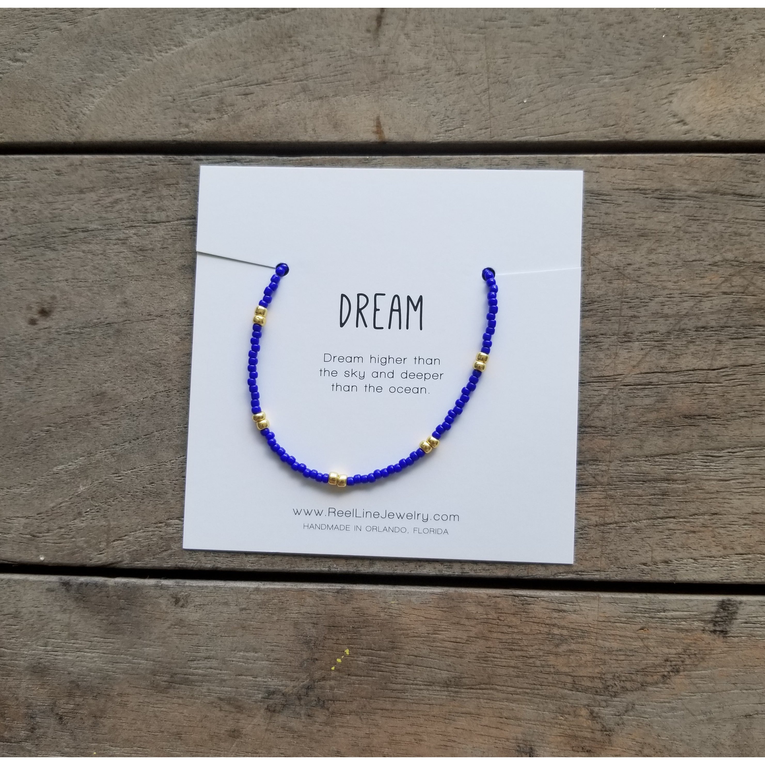 Motivational Friendship Bracelet -- Choice of Quote - BFF Here