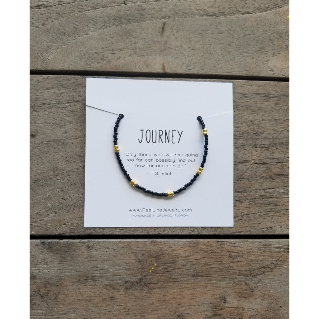 Motivational Friendship Bracelet -- Choice of Quote - BFF Here