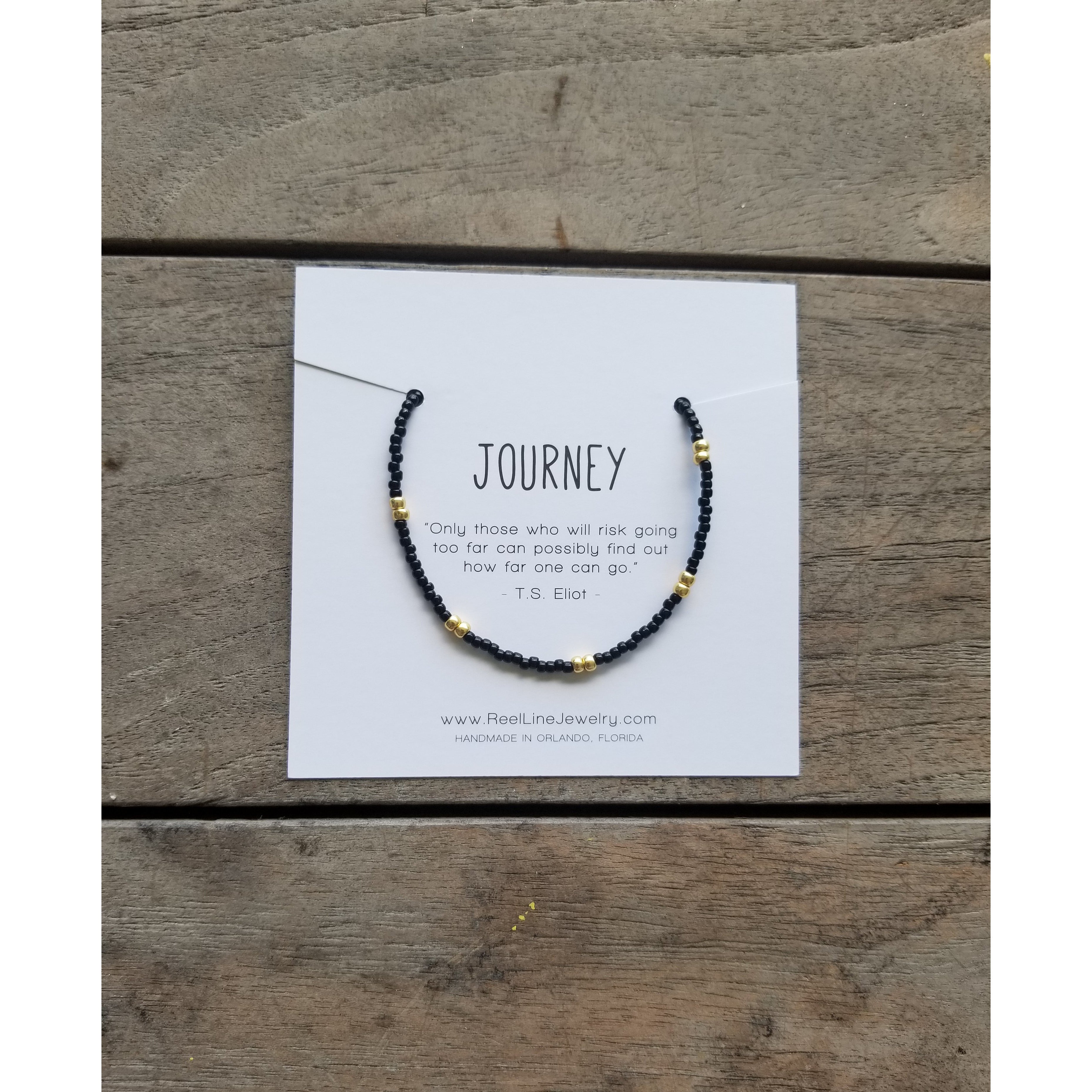 Motivational Friendship Bracelet -- Choice of Quote - BFF Here