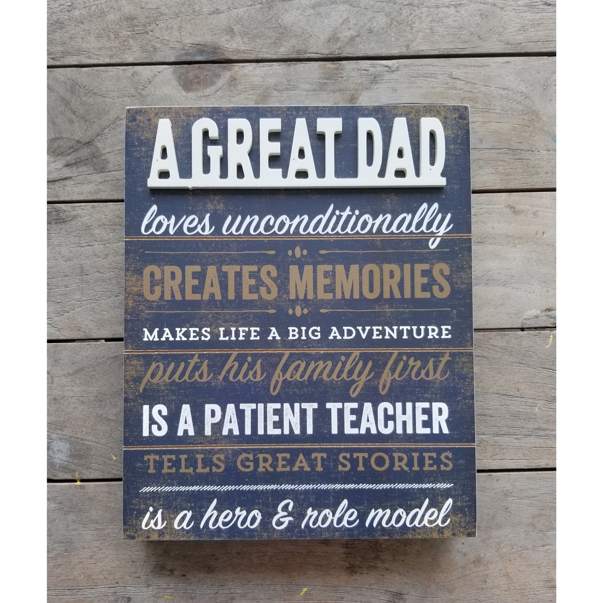 A Great Dad Wood Box Sign - BFF Here