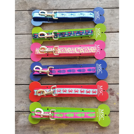 Preppy Dog Leash -- Choice of Style - BFF Here