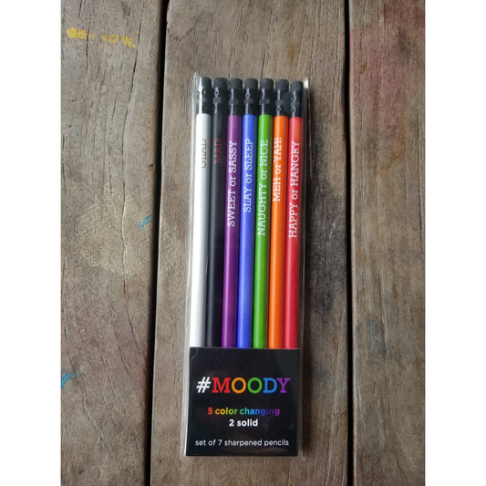 Mood Color Changing Themed Pencils - BFF Here