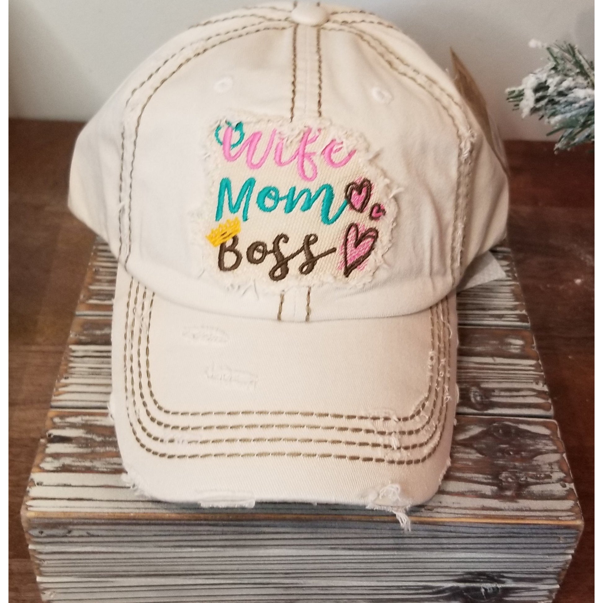 Wife Mom Boss Hat - BFF Here