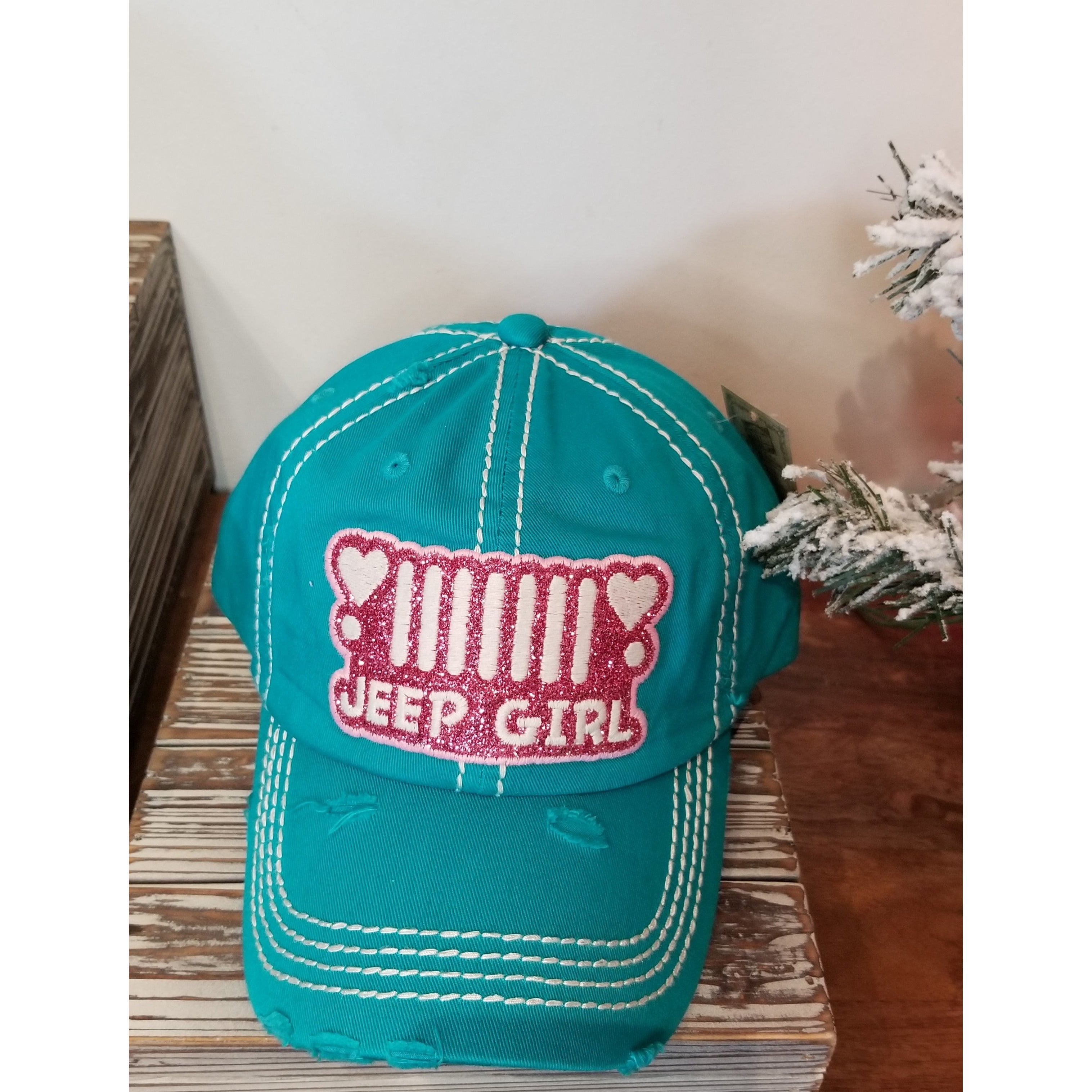 Jeep Girl Hat-- Choice of Color - BFF Here