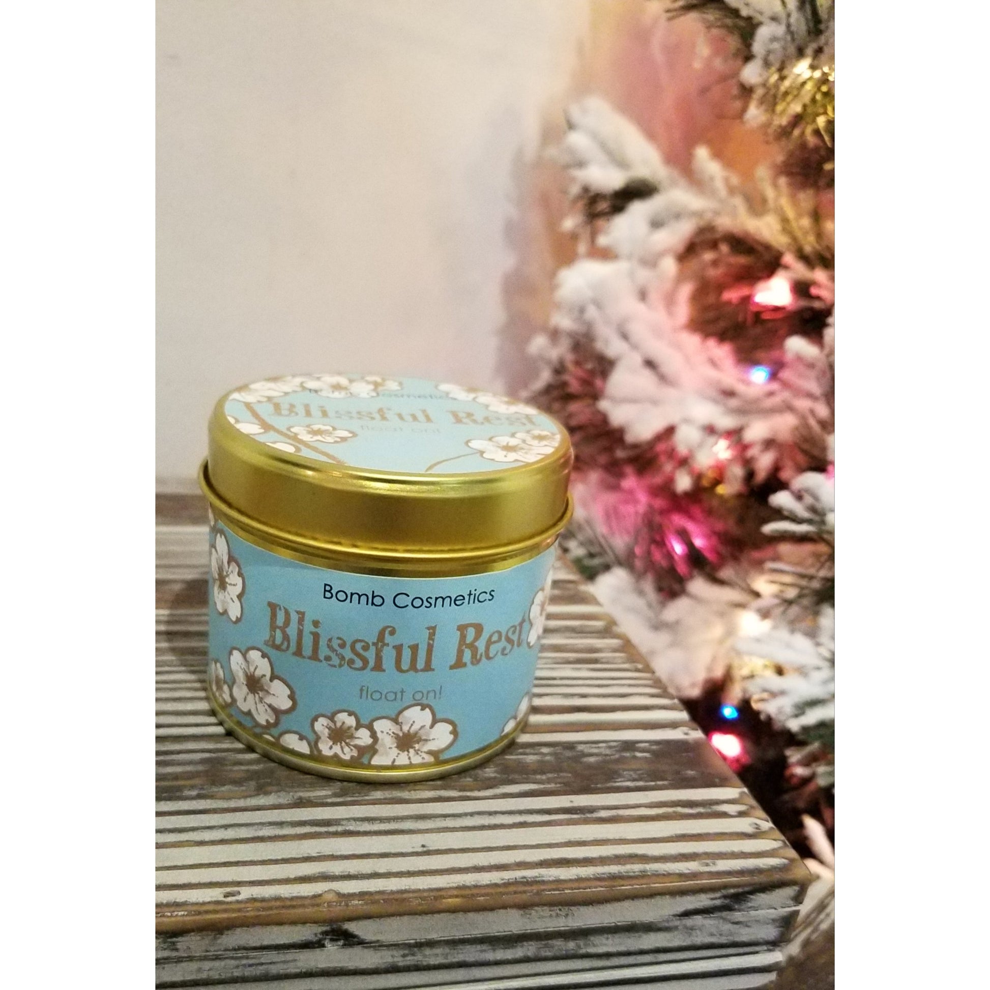 Blissful Rest Tin Candle by Bomb Cosmetics - BFF Here