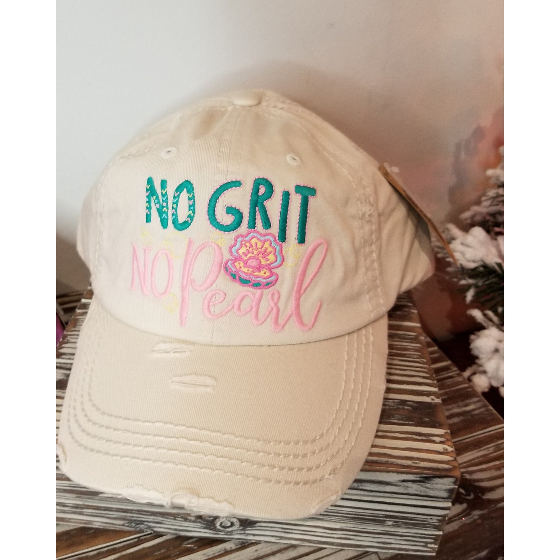 No Grit No Pearl Hat -- Choice of Color - BFF Here