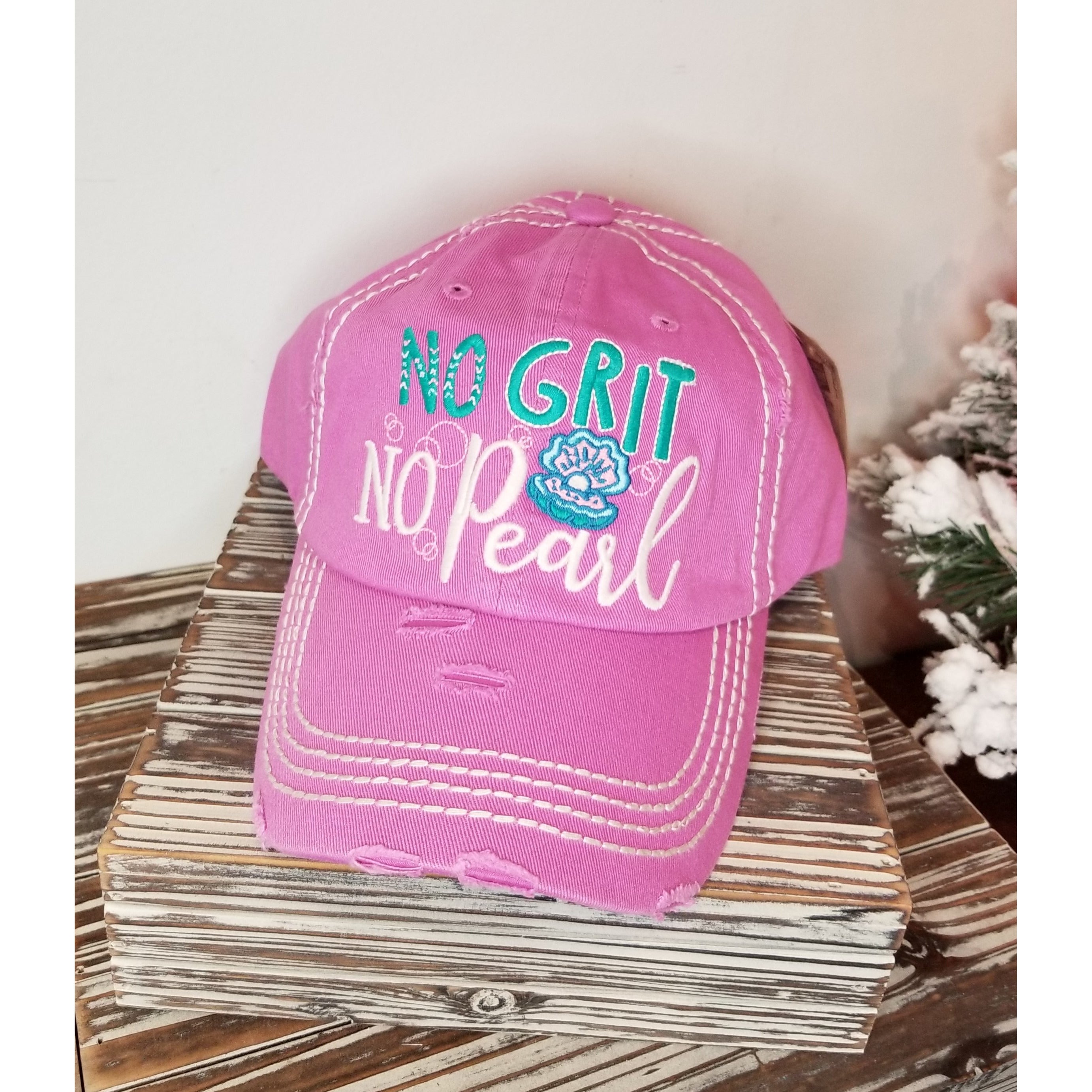 No Grit No Pearl Hat -- Choice of Color - BFF Here