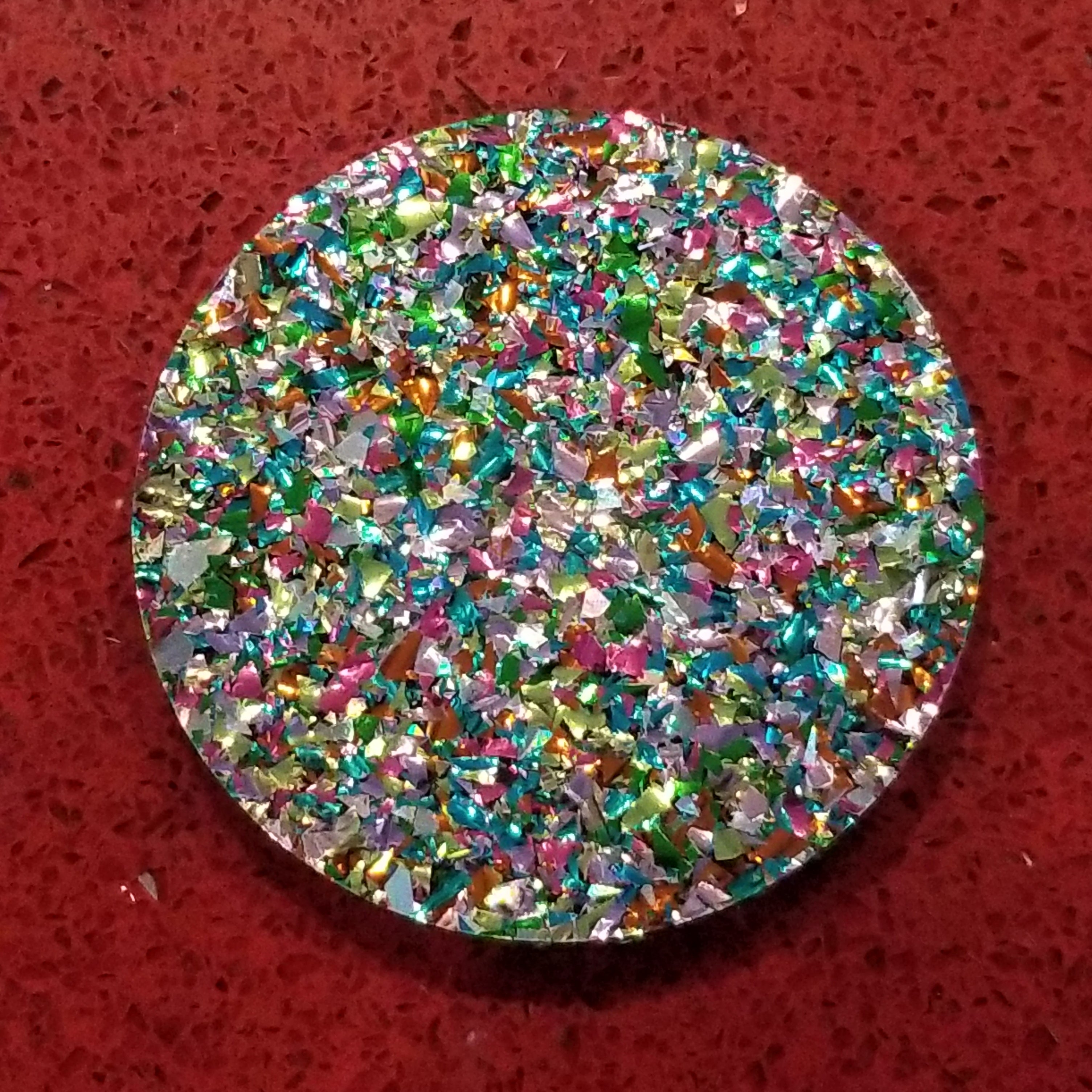 Confetti Acrylic Coaster - BFF Here