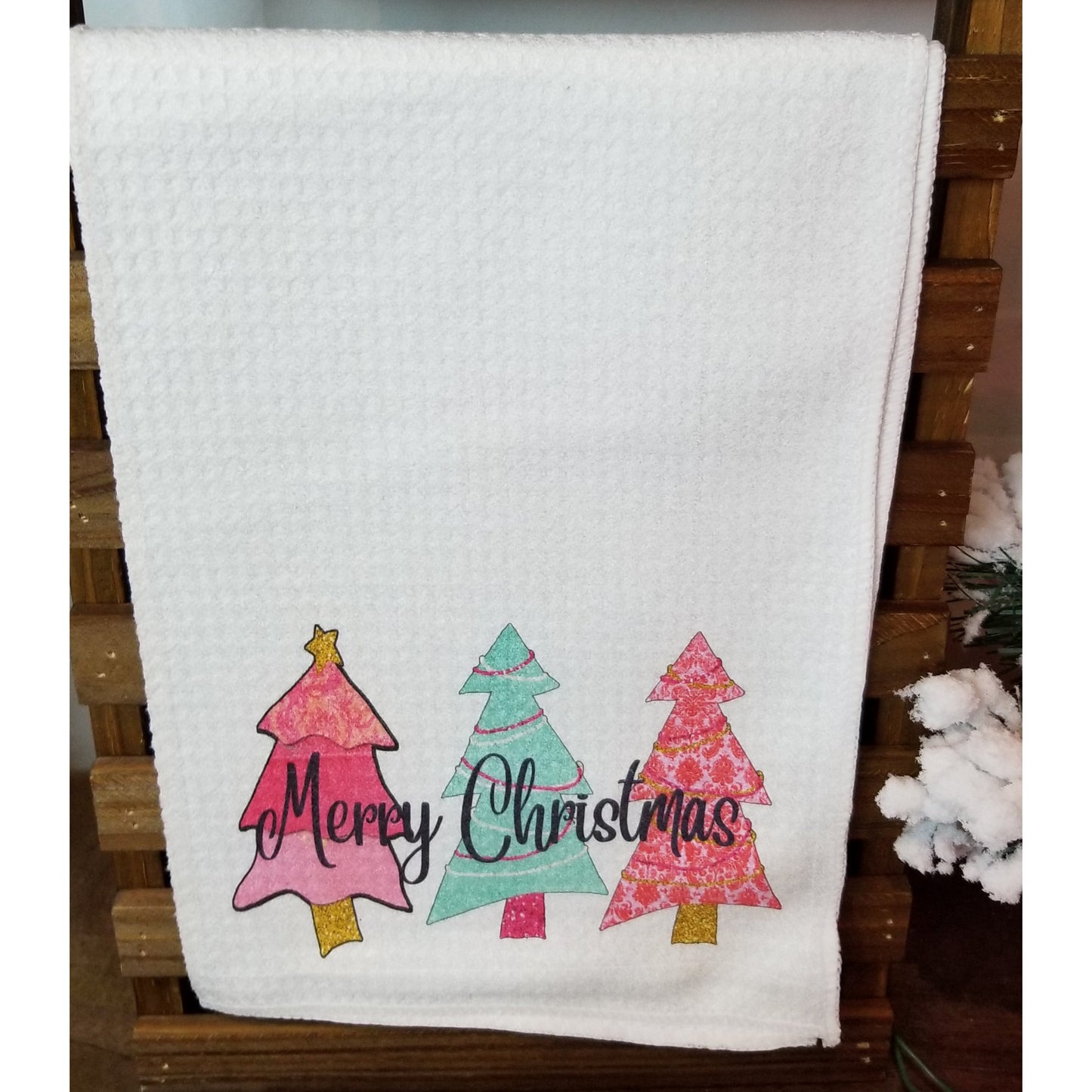 Merry Christmas Kitchen Towel - BFF Here