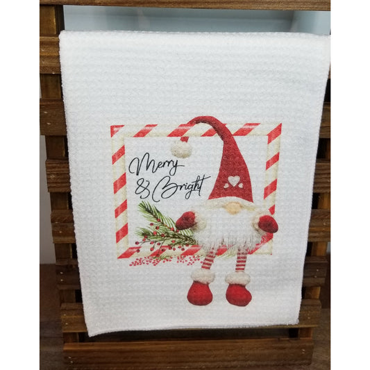 Gnome Christmas Kitchen Towel - BFF Here