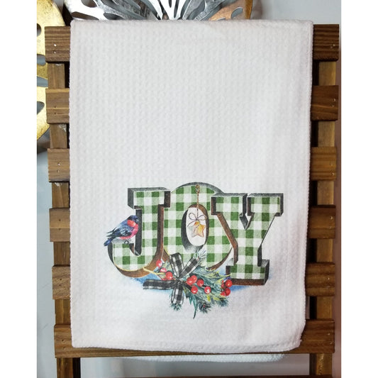 Joy Christmas Kitchen Towel - BFF Here