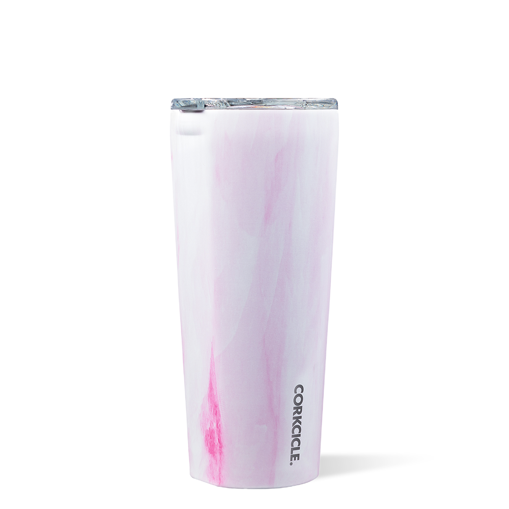 24oz Tumbler By Corkcicle -- Pink Marble - BFF Here
