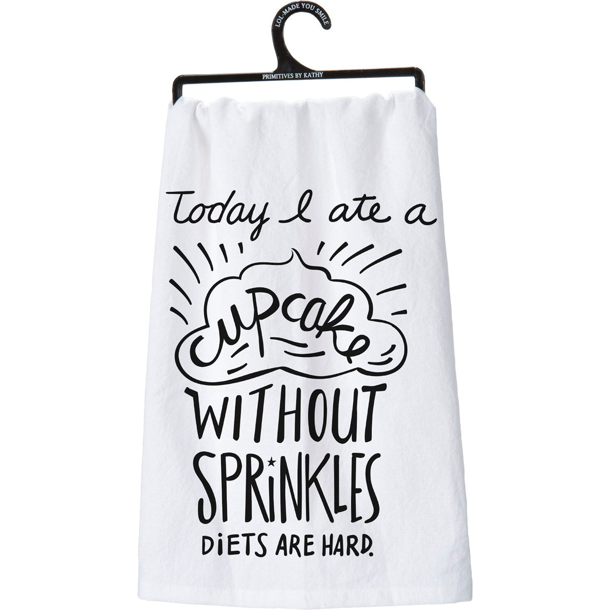 A Cupcake Without Sprinkles - Kitchen Towel - BFF Here