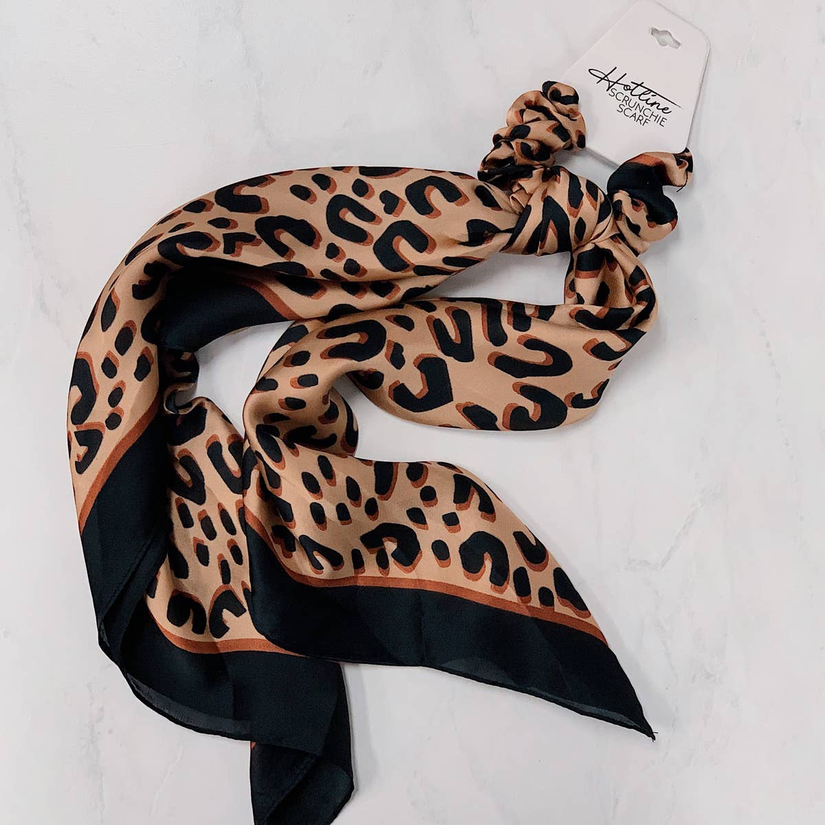 Leopard Scrunchie Scarf - BFF Here