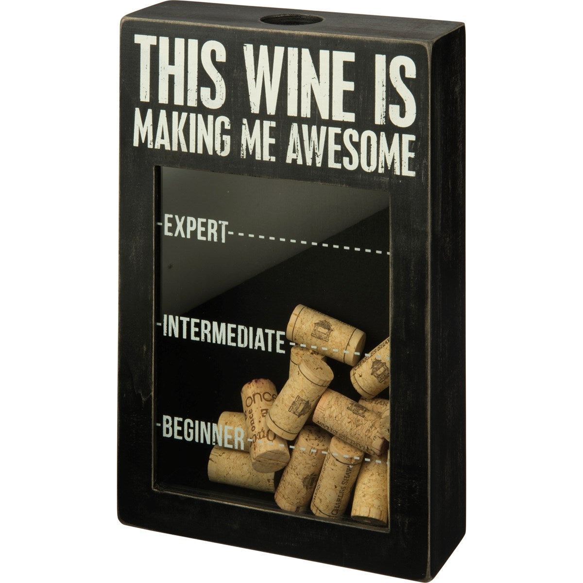 Wine Is Making Me Awesome -- Cork Holder by PBK - BFF Here