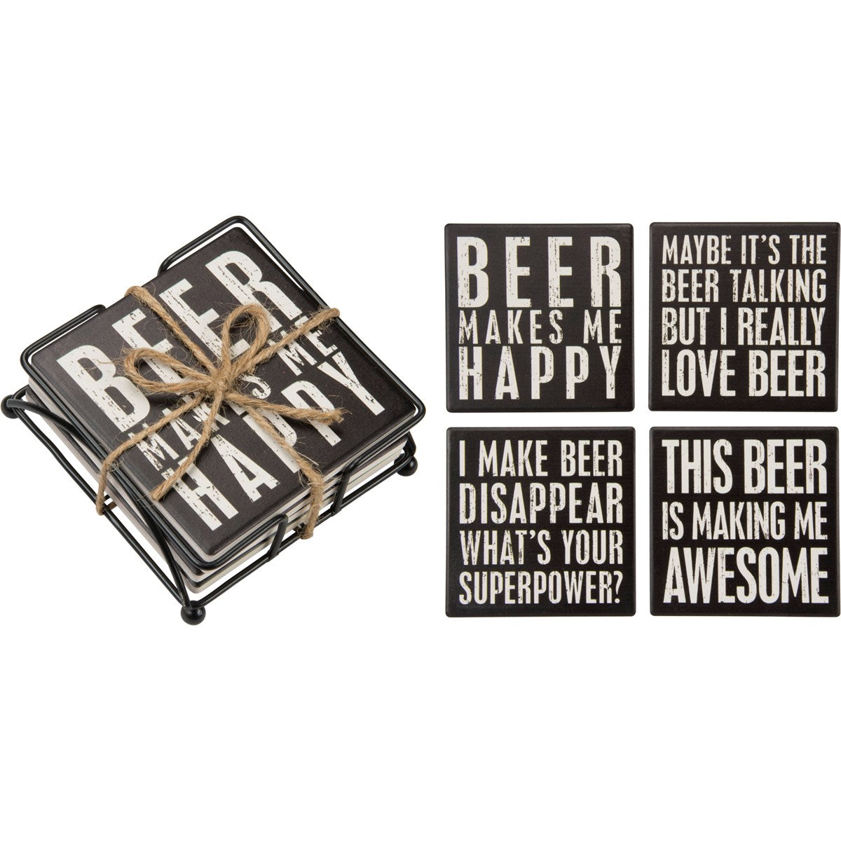 Beer -- Coaster Set by PBK - BFF Here