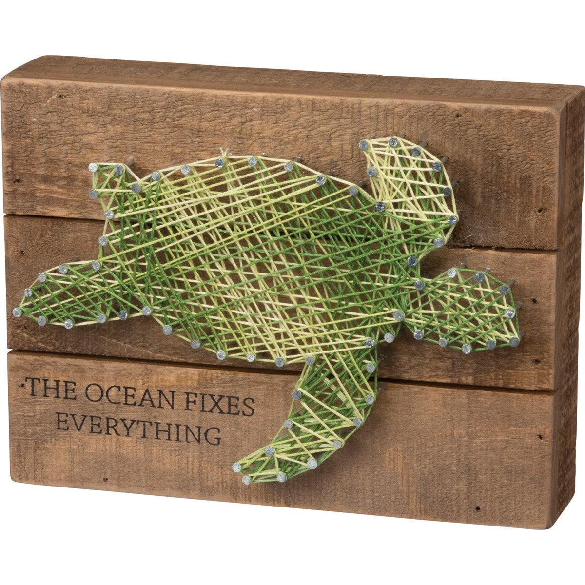 "The Ocean Fixes Everything" -- String Art by PBK - BFF Here