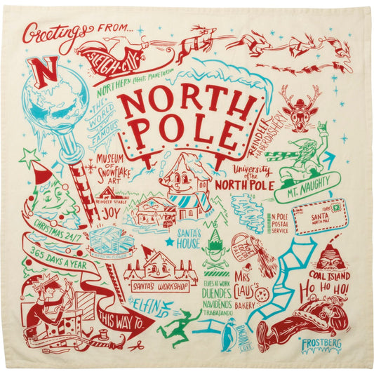 North Pole - Kitchen Towel - BFF Here