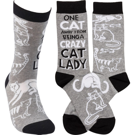 Crazy Cat Lady - Socks - BFF Here