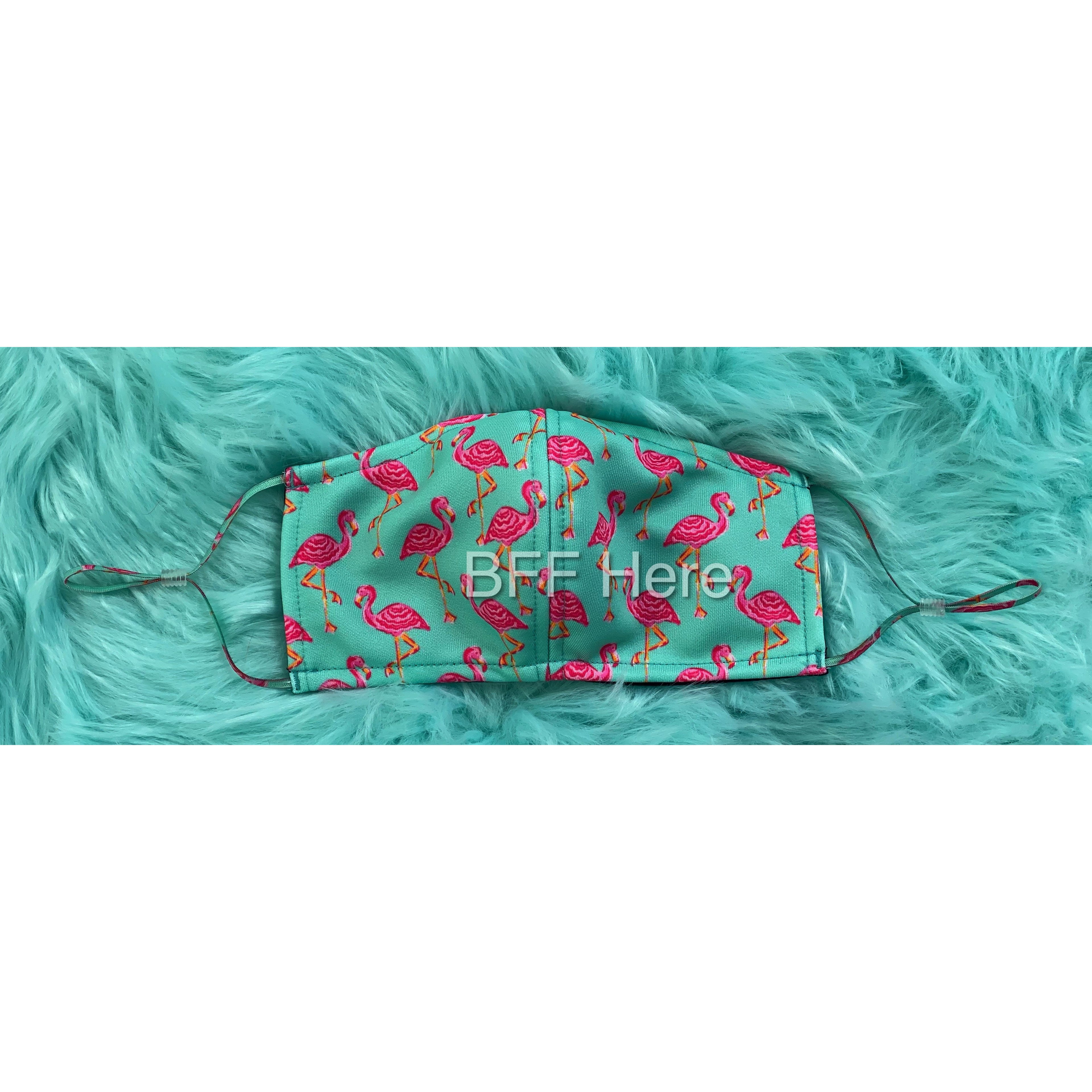 Tickled Pink Adjustable Face Mask - Adult - BFF Here
