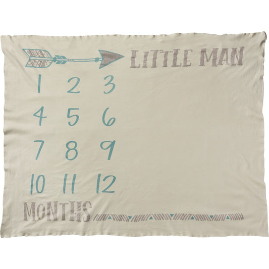 Milestone Blankets by PBK -- Little Man - BFF Here