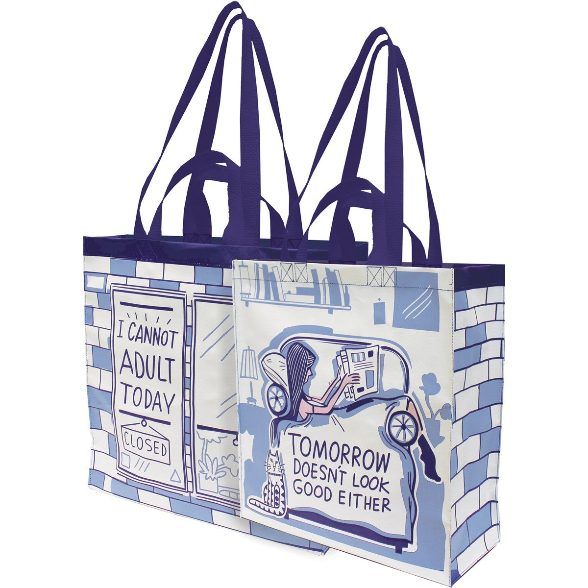 I Cannot Adult Today - Market Tote - BFF Here