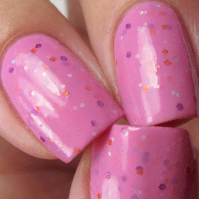 Orange Crush -- Thermal Color Nail Polish - BFF Here