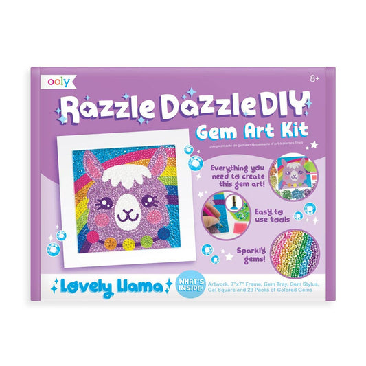 Razzle Dazzle DIY Gem Art Kit: Lovely Llama - BFF Here