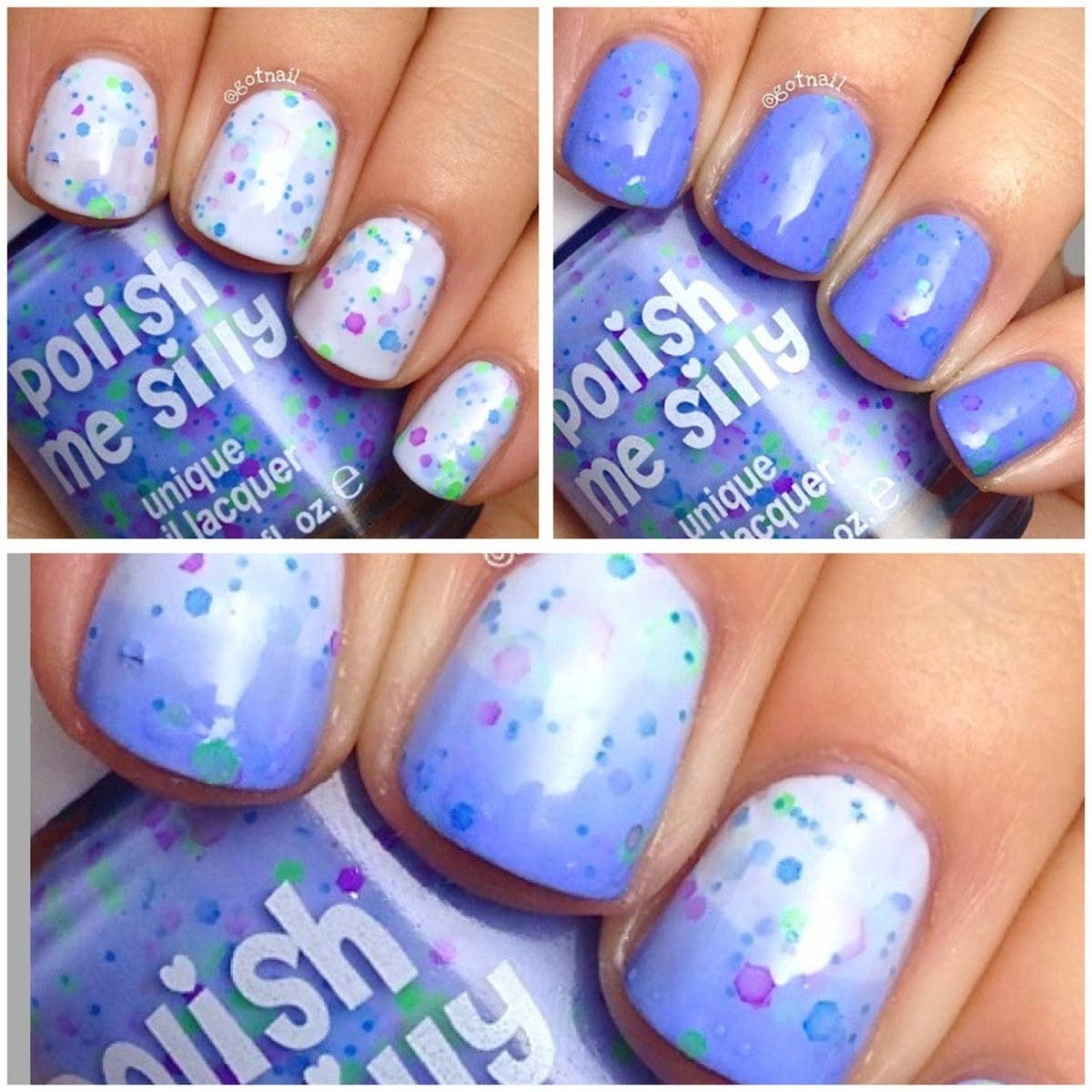 Periwinkle Twinkle -- Thermal Color Nail Polish - BFF Here