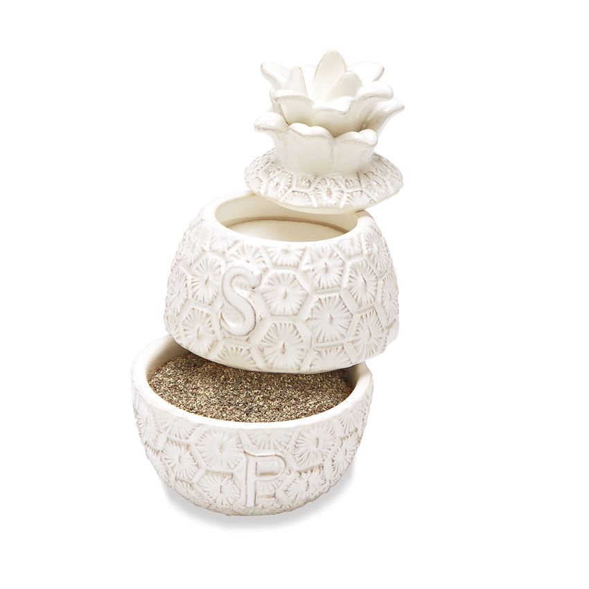 Stacked Pineapple Salt & Pepper Set by Mud Pie - BFF Here