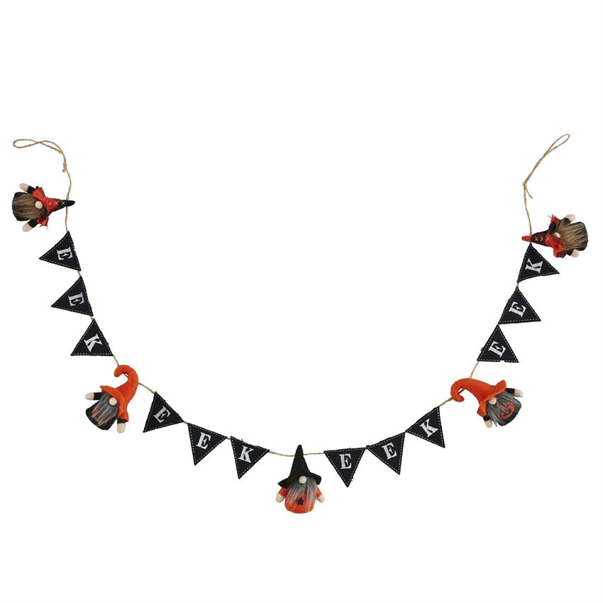 Halloween Gnome Garland by Mud Pie - BFF Here