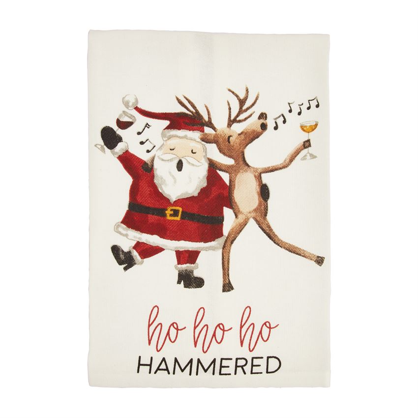 Christmas Drinking Towels by Mud Pie - BFF Here