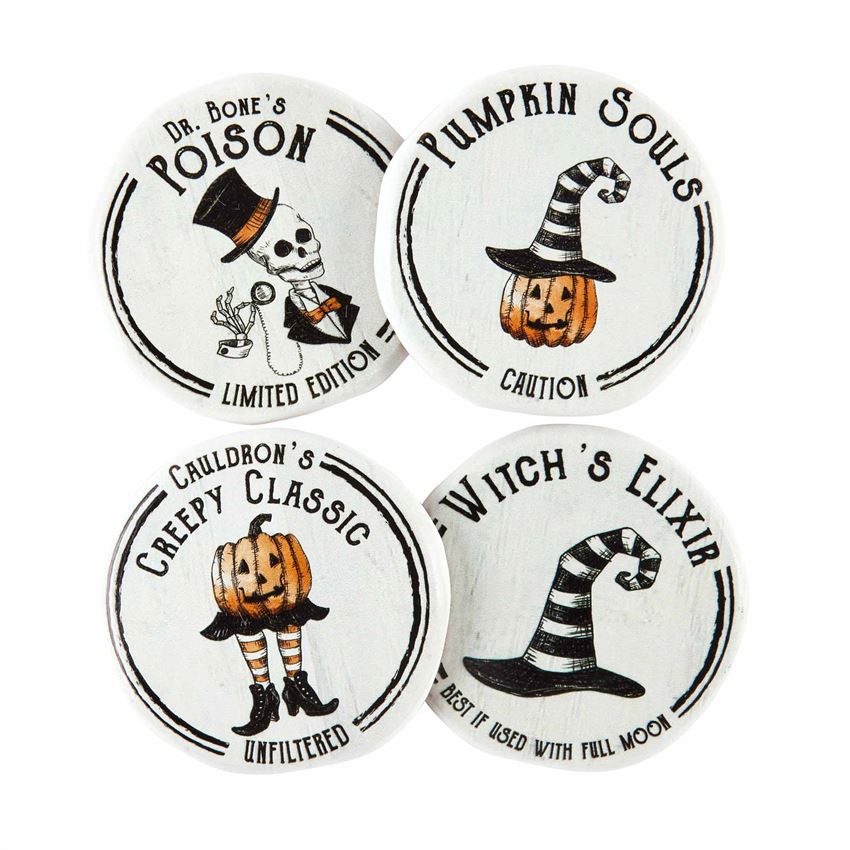 Halloween Coaster Set by Mud Pie - BFF Here